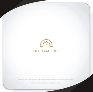 XL@グラフィック (ldz530607)さんの不動産仲介営業会社「LIBERAL　LIFE（リベラルライフ）」のロゴ（商標登録予定なし）への提案