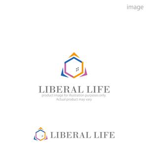 kohei (koheimax618)さんの不動産仲介営業会社「LIBERAL　LIFE（リベラルライフ）」のロゴ（商標登録予定なし）への提案