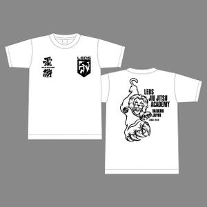 竜の方舟 (ronsunn)さんのブラジリアン柔術アカデミー「LEOS JIU JITSU ACADEMY」のTシャツデザインへの提案