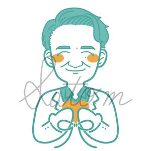 Satom.（さとみ） (hanamori28)さんのクリニックの院長のイラストへの提案
