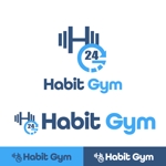 きいろしん (kiirosin)さんの24時間ジム『Habit Gym』のロゴへの提案
