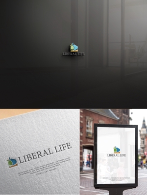 NJONESKYDWS (NJONES)さんの不動産仲介営業会社「LIBERAL　LIFE（リベラルライフ）」のロゴ（商標登録予定なし）への提案