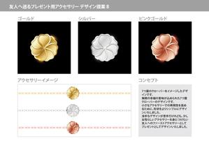 KAMO Create  (KAMO_Create)さんの【女性限定】友人へ送るプレゼント用アクセサリーのデザインへの提案