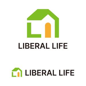 tsujimo (tsujimo)さんの不動産仲介営業会社「LIBERAL　LIFE（リベラルライフ）」のロゴ（商標登録予定なし）への提案