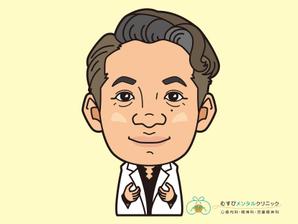 マスコットキャラクター (3nuih)さんのクリニックの院長のイラストへの提案