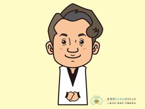 マスコットキャラクター (3nuih)さんのクリニックの院長のイラストへの提案