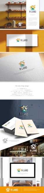 design vero (VERO)さんの家族経営の通販会社「Nランド商会」のコーポレートサイト・名刺用のロゴへの提案