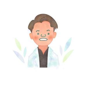 cham (chamda)さんのクリニックの院長のイラストへの提案
