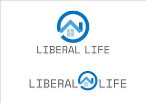 vectordata12 (5e6c5fb56956d)さんの不動産仲介営業会社「LIBERAL　LIFE（リベラルライフ）」のロゴ（商標登録予定なし）への提案