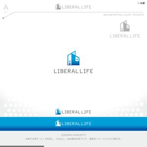 okam- (okam_free03)さんの不動産仲介営業会社「LIBERAL　LIFE（リベラルライフ）」のロゴ（商標登録予定なし）への提案