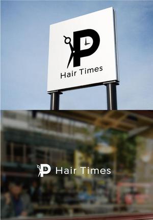 KR-design (kR-design)さんのシェアヘアーサロン「Hair Times」のロゴ作成依頼への提案