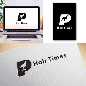 Hi-Design (hirokips)さんのシェアヘアーサロン「Hair Times」のロゴ作成依頼への提案