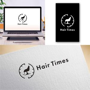 Hi-Design (hirokips)さんのシェアヘアーサロン「Hair Times」のロゴ作成依頼への提案