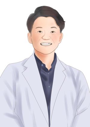 ここあ ()さんのクリニックの院長のイラストへの提案