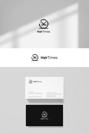 tobiuosunset (tobiuosunset)さんのシェアヘアーサロン「Hair Times」のロゴ作成依頼への提案