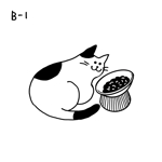 uriworks (uriminami)さんの猫用食器のイラスト作成への提案