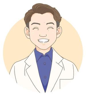 黒井Tom (TonTon-K)さんのクリニックの院長のイラストへの提案
