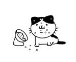 シフォン (yumiura_1004)さんの猫用食器のイラスト作成への提案