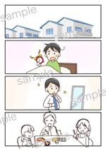 ののの (no_no_no)さんの商品「食品」紹介用の漫画形式イラストへの提案