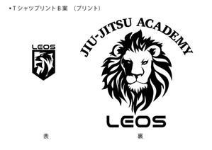 extra (extra)さんのブラジリアン柔術アカデミー「LEOS JIU JITSU ACADEMY」のTシャツデザインへの提案