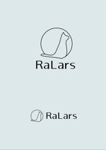 大橋敦美 ()さんの猫のイメージが入った「RaLars」のロゴへの提案