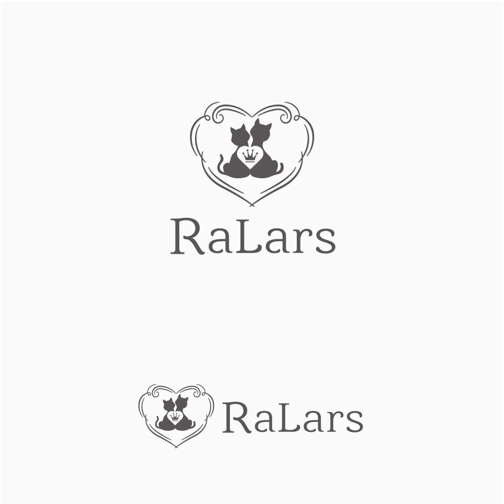 猫のイメージが入った「RaLars」のロゴ
