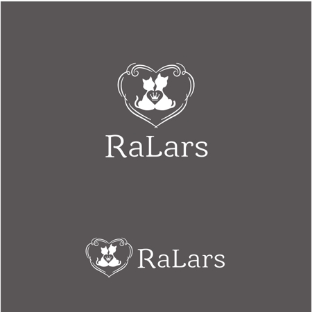atomgra (atomgra)さんの猫のイメージが入った「RaLars」のロゴへの提案