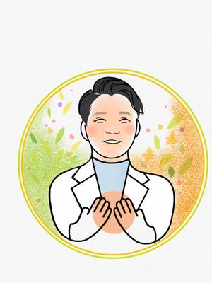 Yuka Kobayashi (SUNHALO)さんのクリニックの院長のイラストへの提案