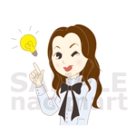 nac mart（ナックマート） (nac_mart)さんの韓国ソウル江南の地域情報ブログ執筆者（女性）のキャラクターデザインへの提案
