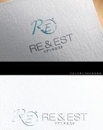 悠希 (yuruta1224)さんのリフォーム、不動産事業「RE＆EST」(リアンドエスト)のロゴ作成への提案