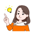 しみしみ (itimatu5label)さんの東京都新宿の地域情報ブログ執筆者（女性）のキャラクターデザインへの提案