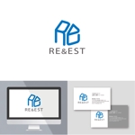 angie design (angie)さんのリフォーム、不動産事業「RE＆EST」(リアンドエスト)のロゴ作成への提案