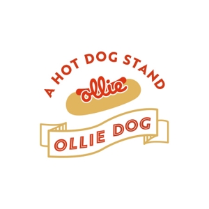 etoru design (natsumi_o)さんのキッチンカーでのホットドック販売、〈OLLIE DOG〉のロゴへの提案