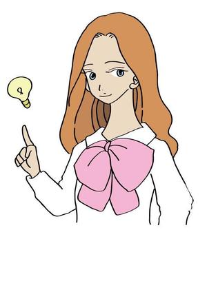 シフォン (yumiura_1004)さんの韓国ソウル江南の地域情報ブログ執筆者（女性）のキャラクターデザインへの提案