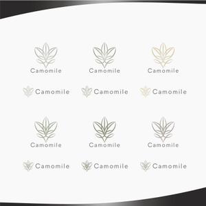 D.R DESIGN (Nakamura__)さんの美容フェイシャルエステサロン「Camomile - カモミール」のロゴへの提案