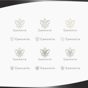 D.R DESIGN (Nakamura__)さんの美容フェイシャルエステサロン「Camomile - カモミール」のロゴへの提案