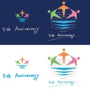 Lin (6878sing)さんの事業所5周年記念Tシャツデザインへの提案