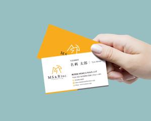 SHOGO (shogo6188)さんの株式会社MS&Rコンサルティング　の　名刺デザインへの提案