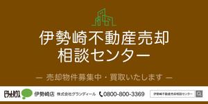 a1b2c3 (a1b2c3)さんの不動産会社　道路沿い　売却相談センター　ロゴ入りの看板デザインへの提案