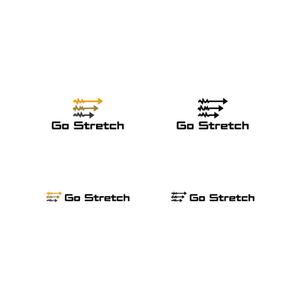 BUTTER GRAPHICS (tsukasa110)さんのストレッチ専門店「Go Stretch」のロゴ（商標登録予定なし）への提案