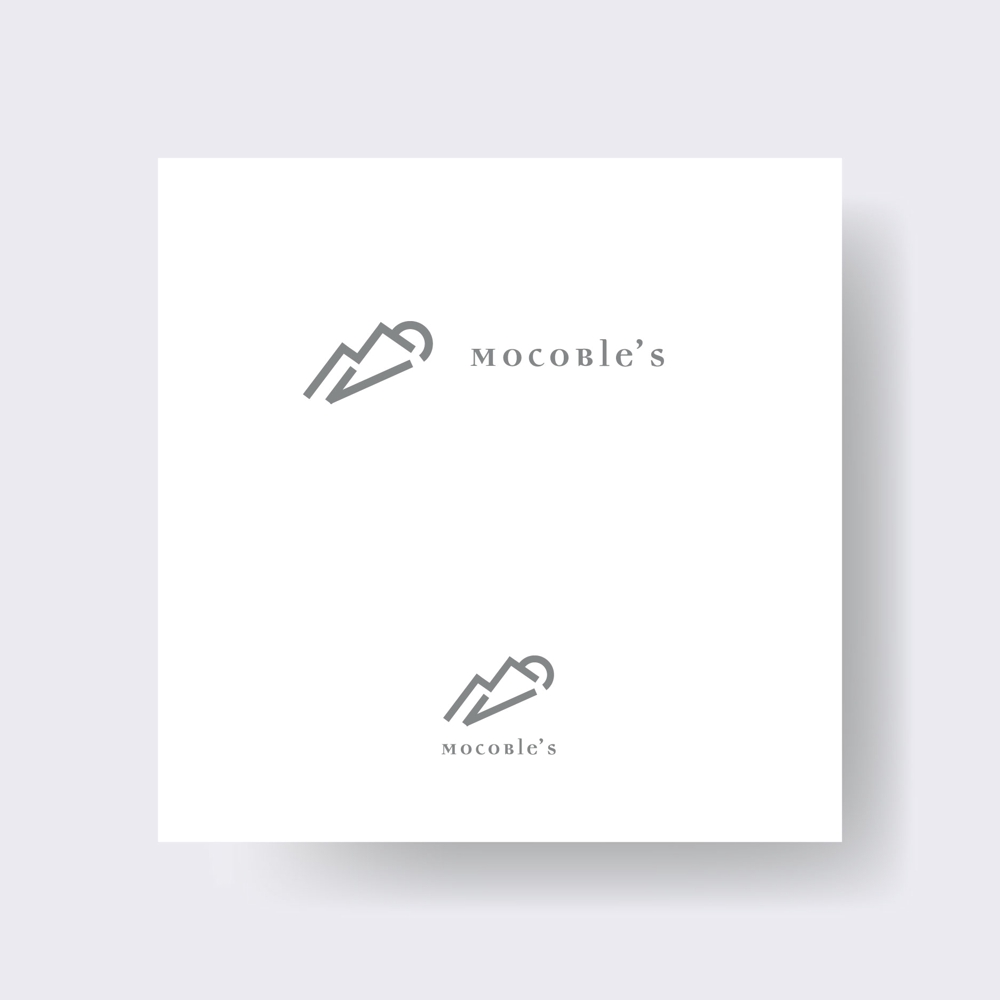 アウトドアブランド MocoBle's（モコブルズ）のロゴ作成