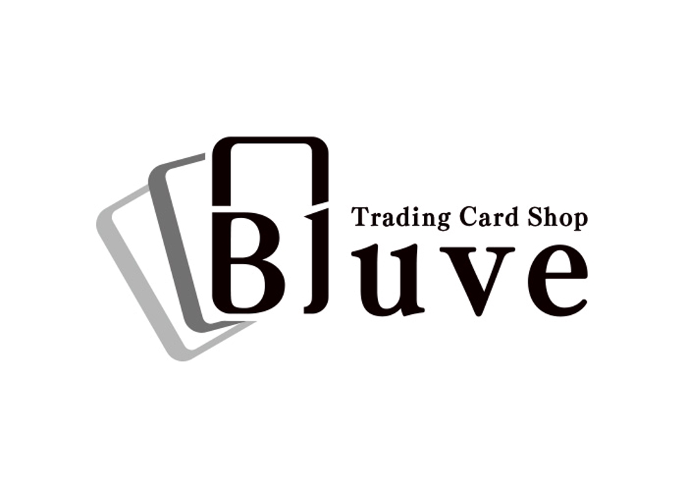 株式会社Bluve　企業ロゴ兼トレーディングカードショップの店舗ロゴ