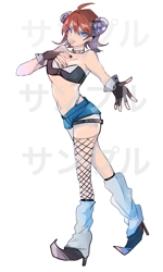 INNI (NAKAMURA03)さんのゲームに登場する「自信過剰な女の子」のイラストへの提案