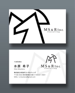 越智DTP (ocnbak)さんの株式会社MS&Rコンサルティング　の　名刺デザインへの提案