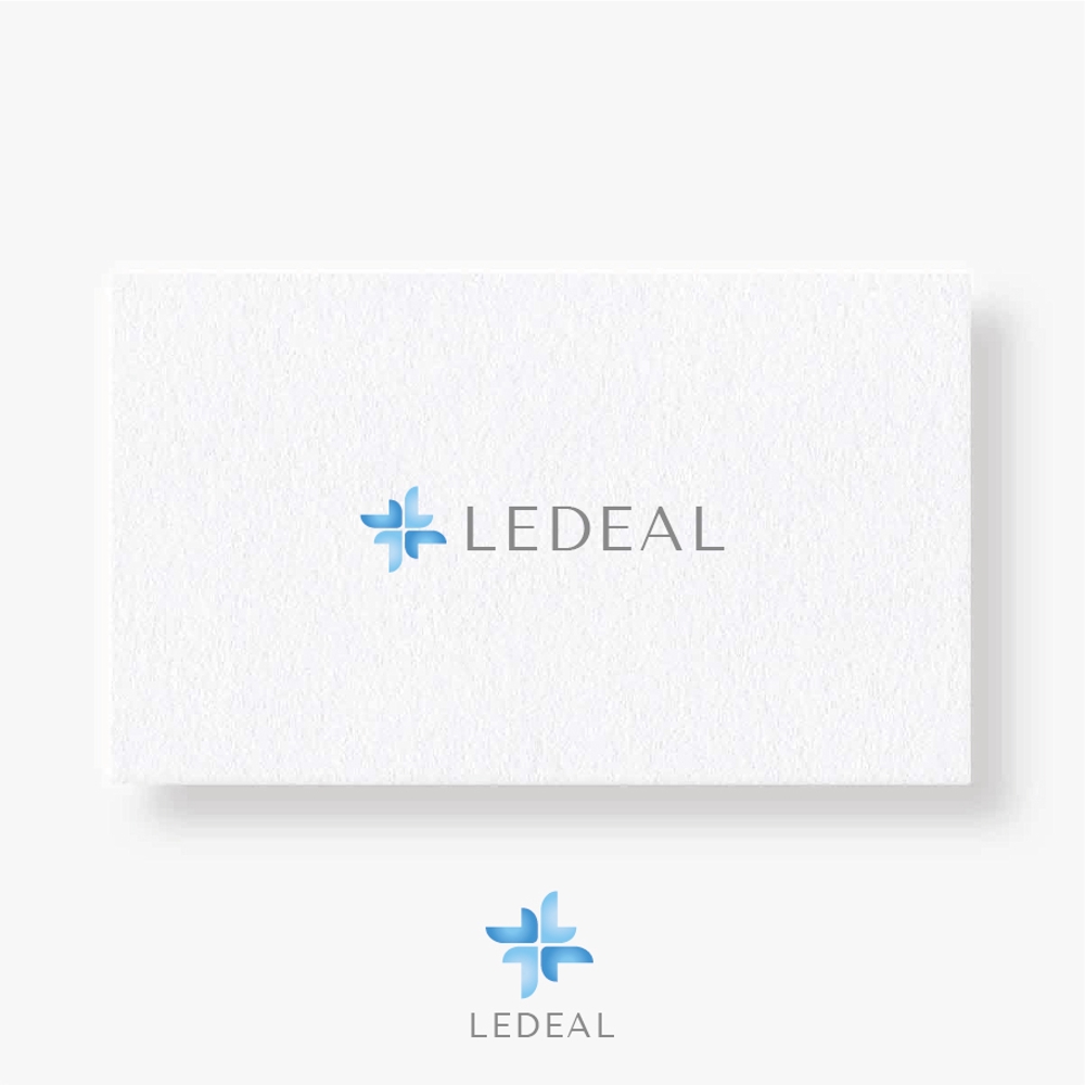 美容室専門商社「LEDEAL」の企業ロゴ作成