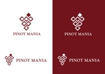 maco (macodesign_m)さんのピノノワールワインとアートを扱うお店「株式会社ピノマニア」のロゴへの提案