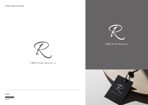 Gold Design (juncopic)さんのCBD電子タバコ・パッケージ「R」の文字ロゴへの提案