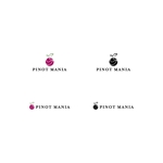 BUTTER GRAPHICS (tsukasa110)さんのピノノワールワインとアートを扱うお店「株式会社ピノマニア」のロゴへの提案