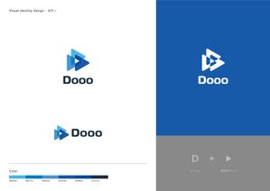 Gold Design (juncopic)さんの動画制作提供サイト「Dooo」のロゴへの提案