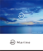 smoke-smoke (smoke-smoke)さんのマリンアパレルショップ　『Marine』の　波イラスト　と　ロゴへの提案